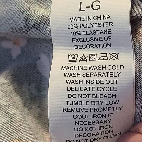 Kate Spade New York Black Mixed Floral Print Pajama Set Medium - Picture 13 of 14